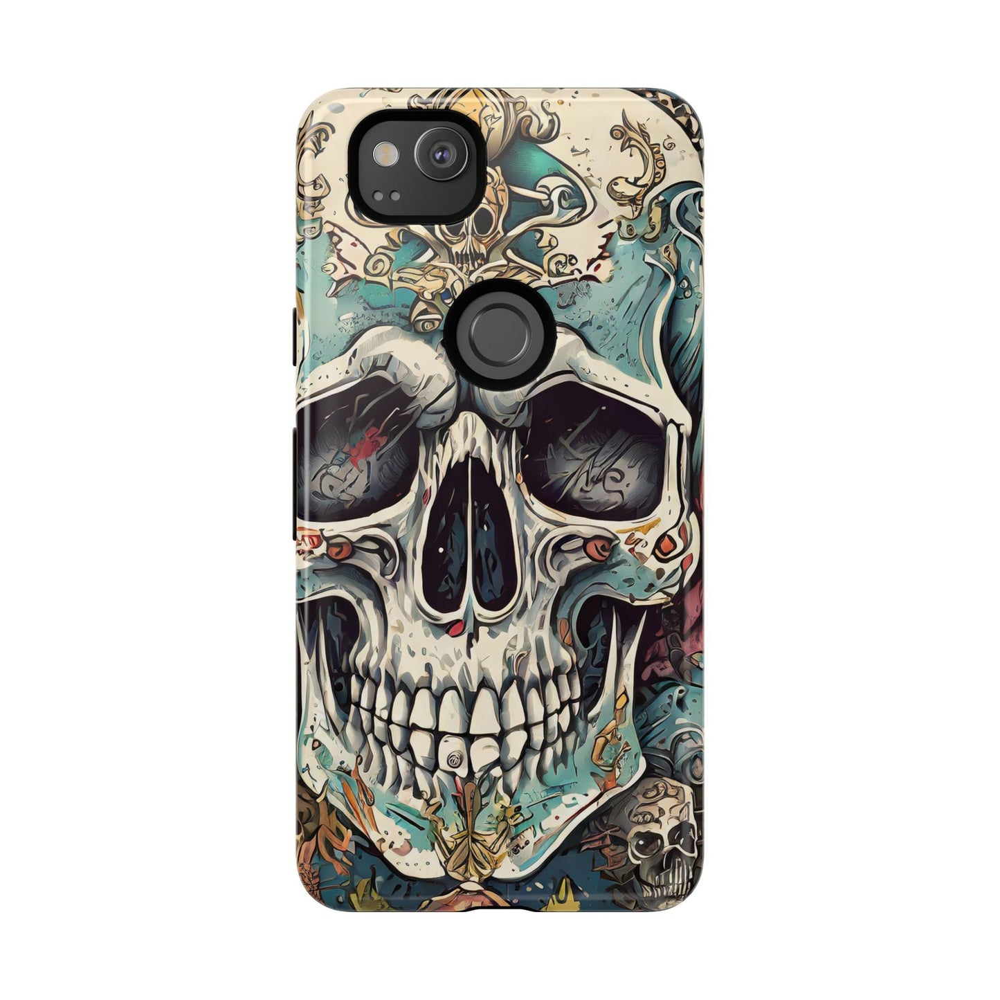 Abstract Skull Tough Phone Case