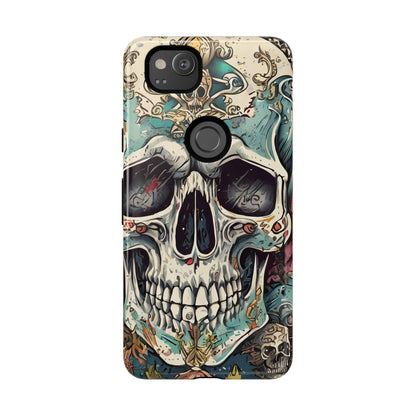 Abstract Skull Tough Phone Case