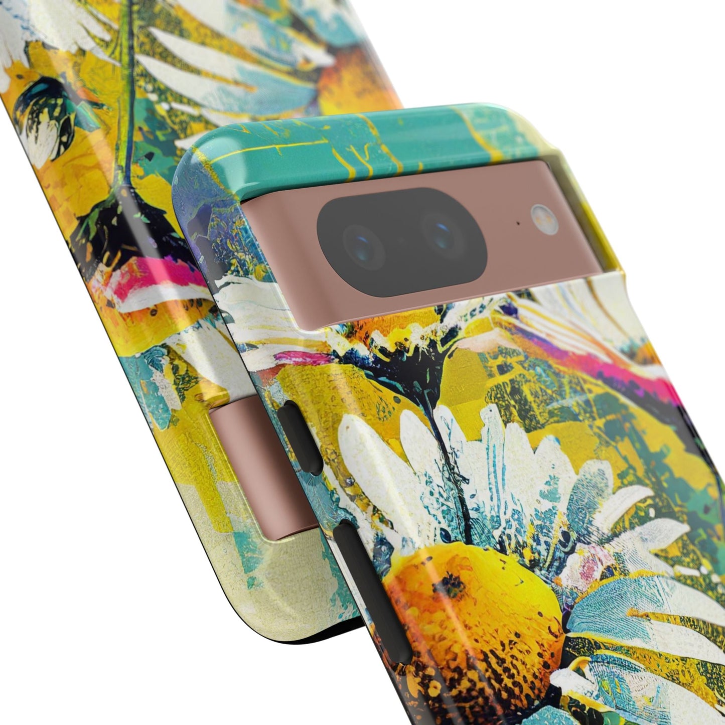 Colorful Daisy Floral Tough Phone Case