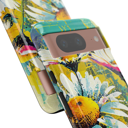 Colorful Daisy Floral Tough Phone Case