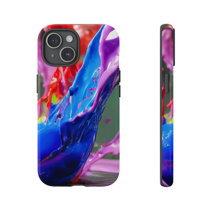 Vibrant Color Splash Tough Phone Case