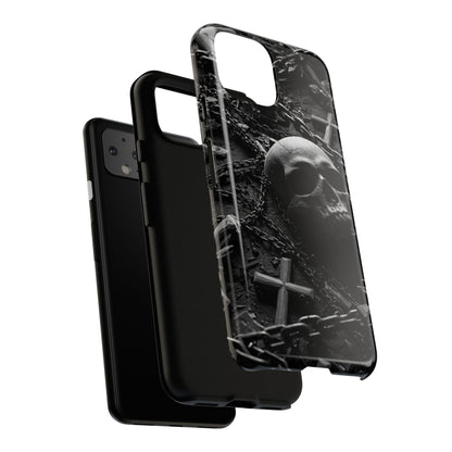Gothic Skull Tough Phone Case
