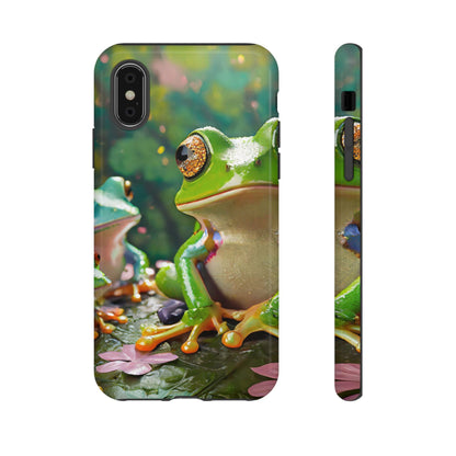 Someone Watching Colorful Frog Tough Phone Case