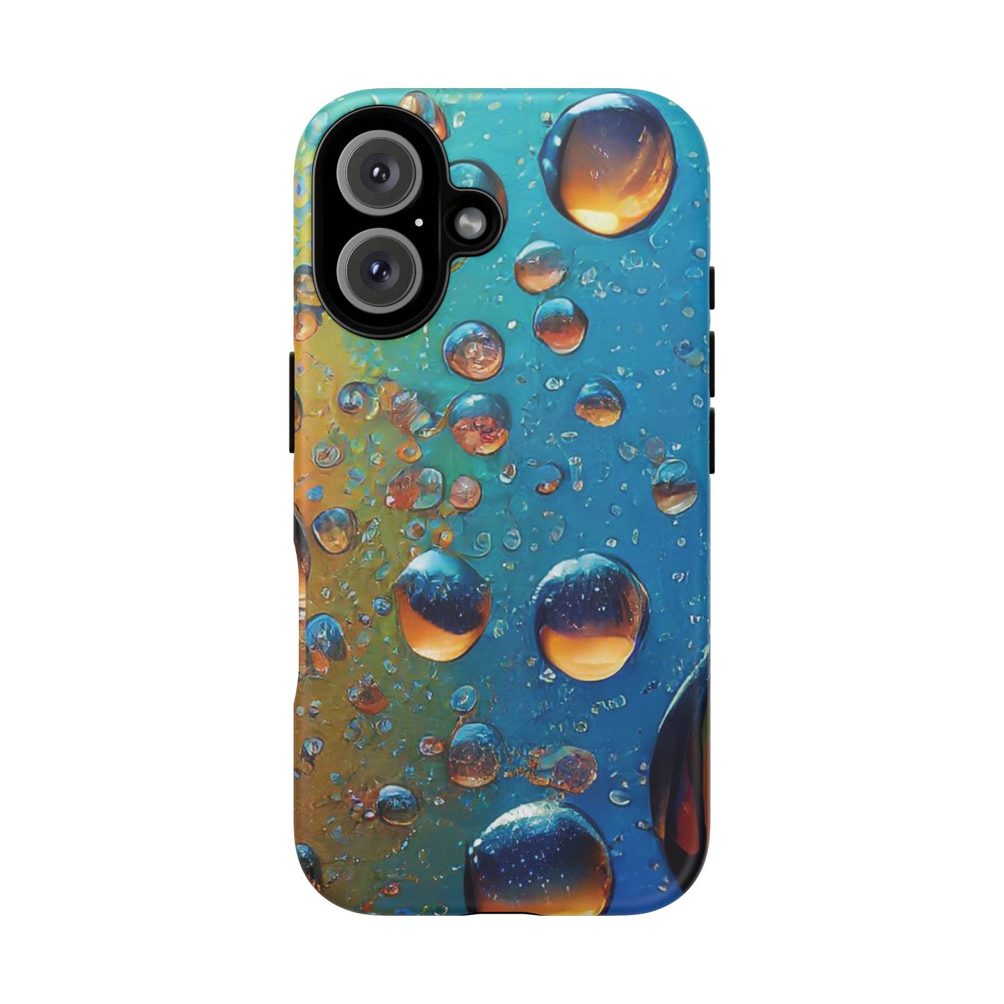 Colorful Water Droplets Tough Phone Case