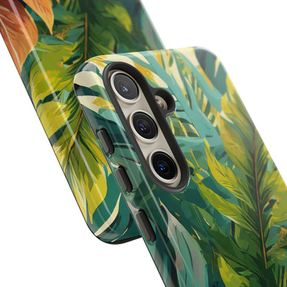 Tropical Leaf Tough Phone Case