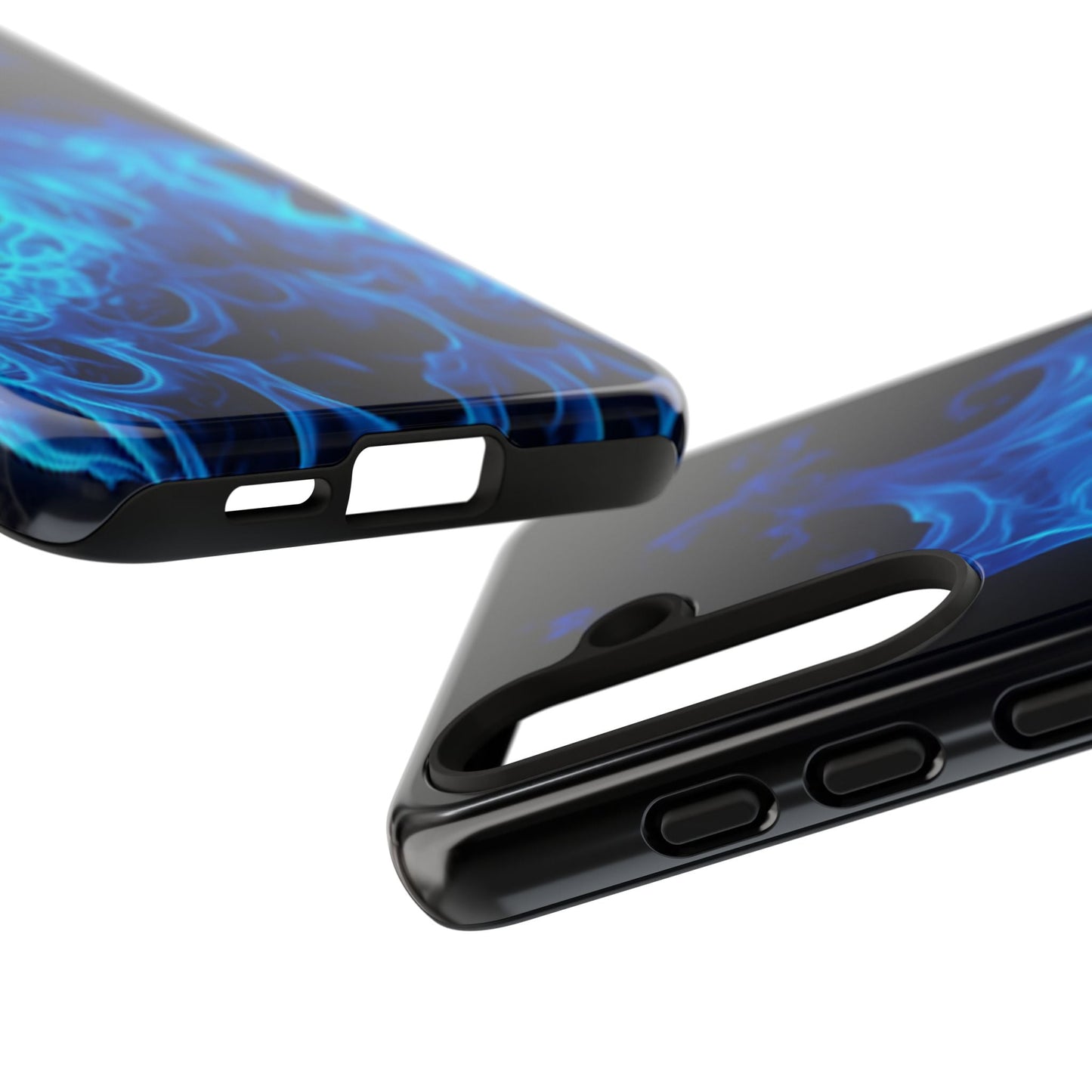 Blue Flames Tough  Phone Case