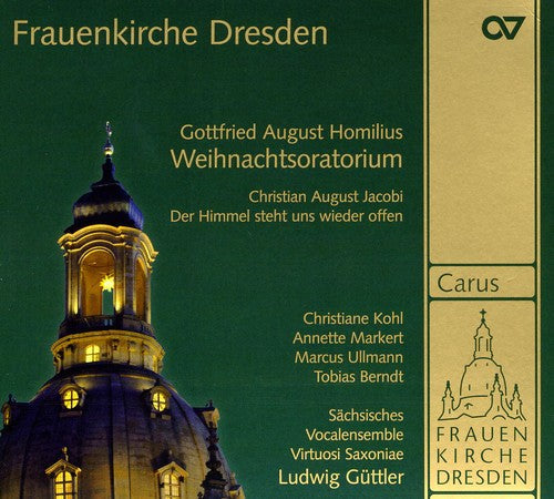 Homilus/Jacobi - Musik from the Fraunkirche Dresden Music CD