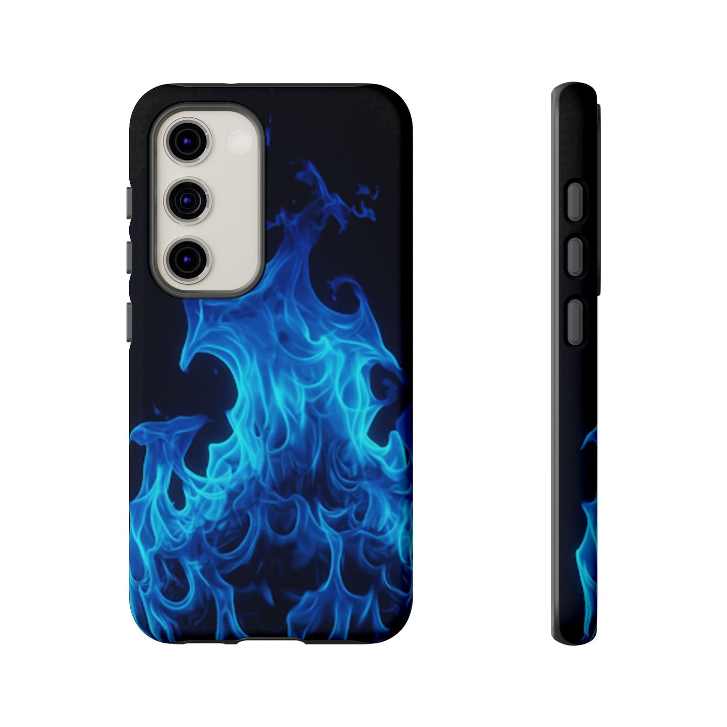 Blue Flames Tough  Phone Case