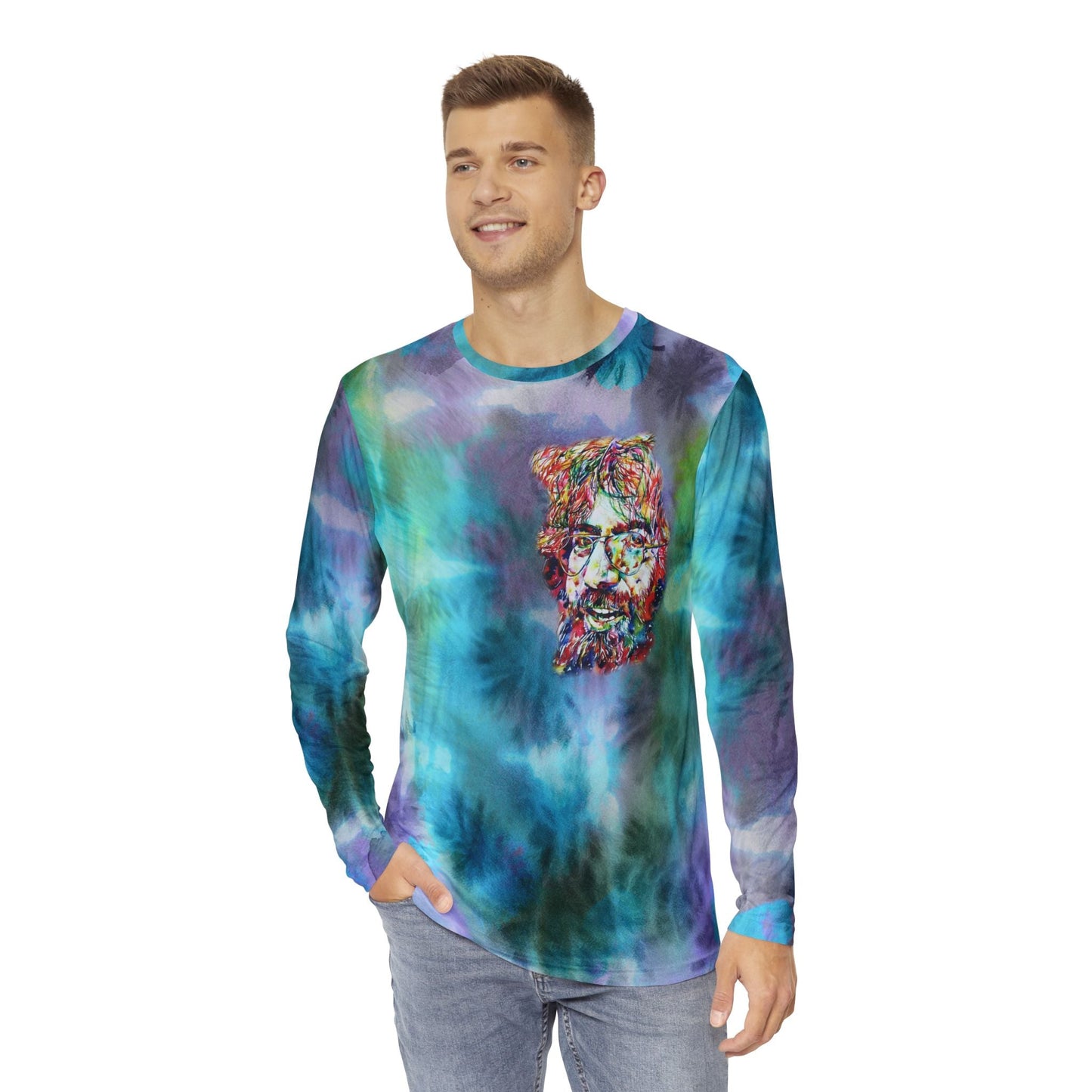 Jam Tee Jerry Garcia Tribute Long Sleeve Men's T-Shirt