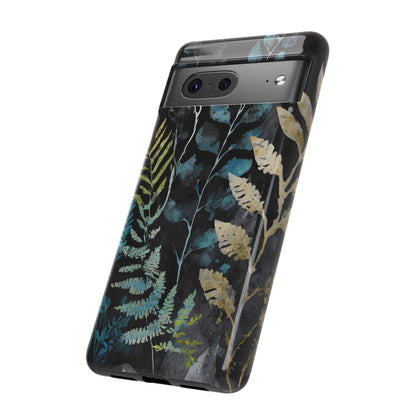 Dark Floral Tough Phone Case