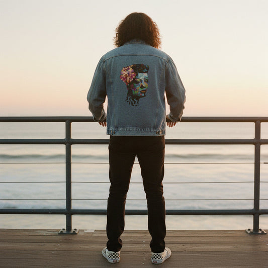 Billie Holiday Men's Denim Jacket HUE+MAN Collective