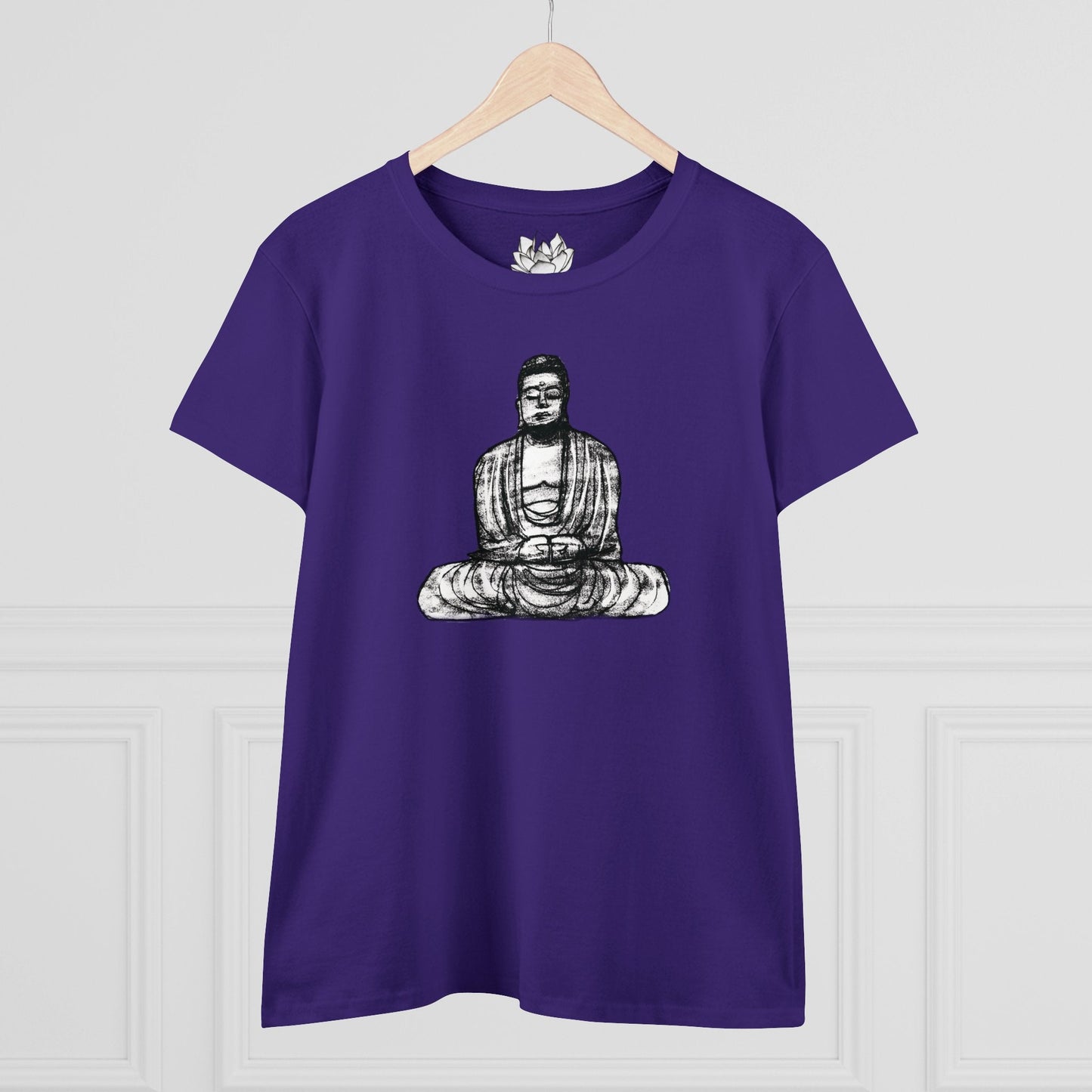 Buddha Sketch Women's Cotton Tee