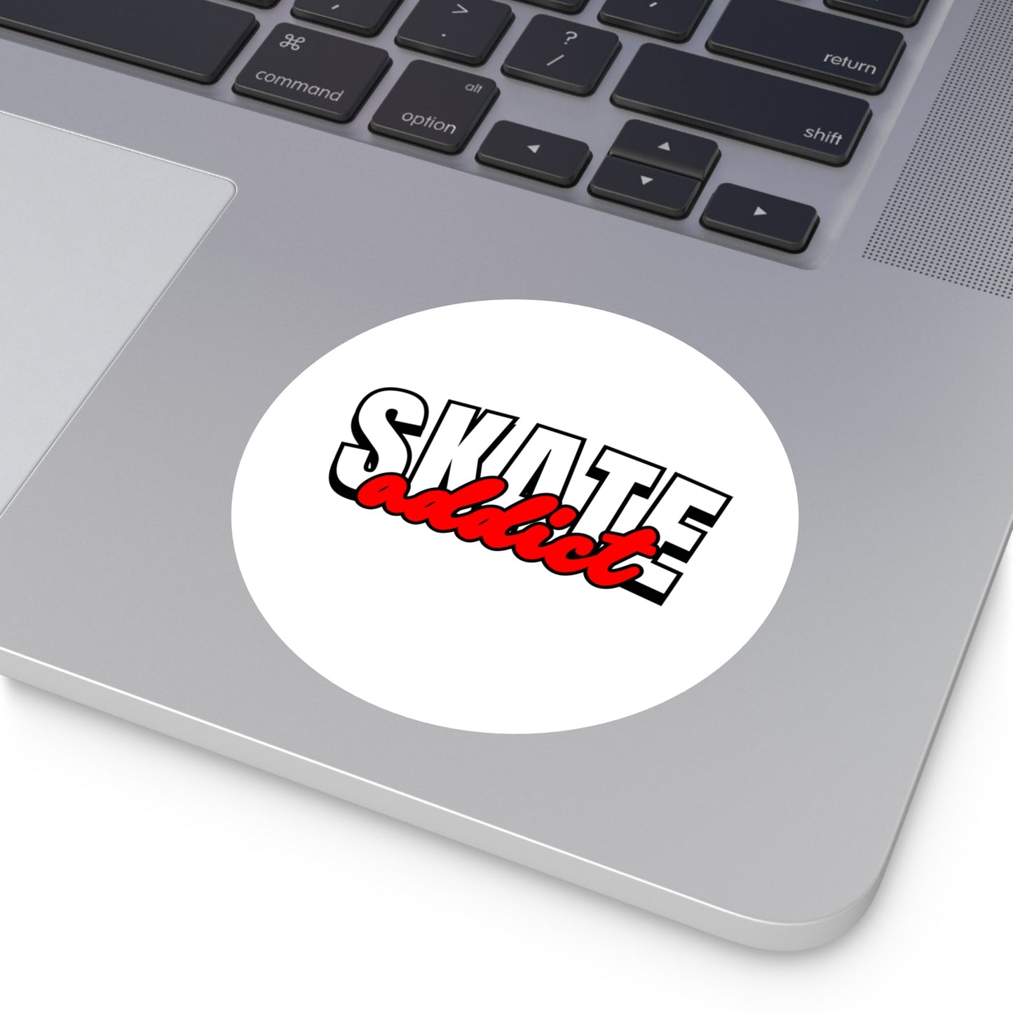 Skate Addict Round Sticker