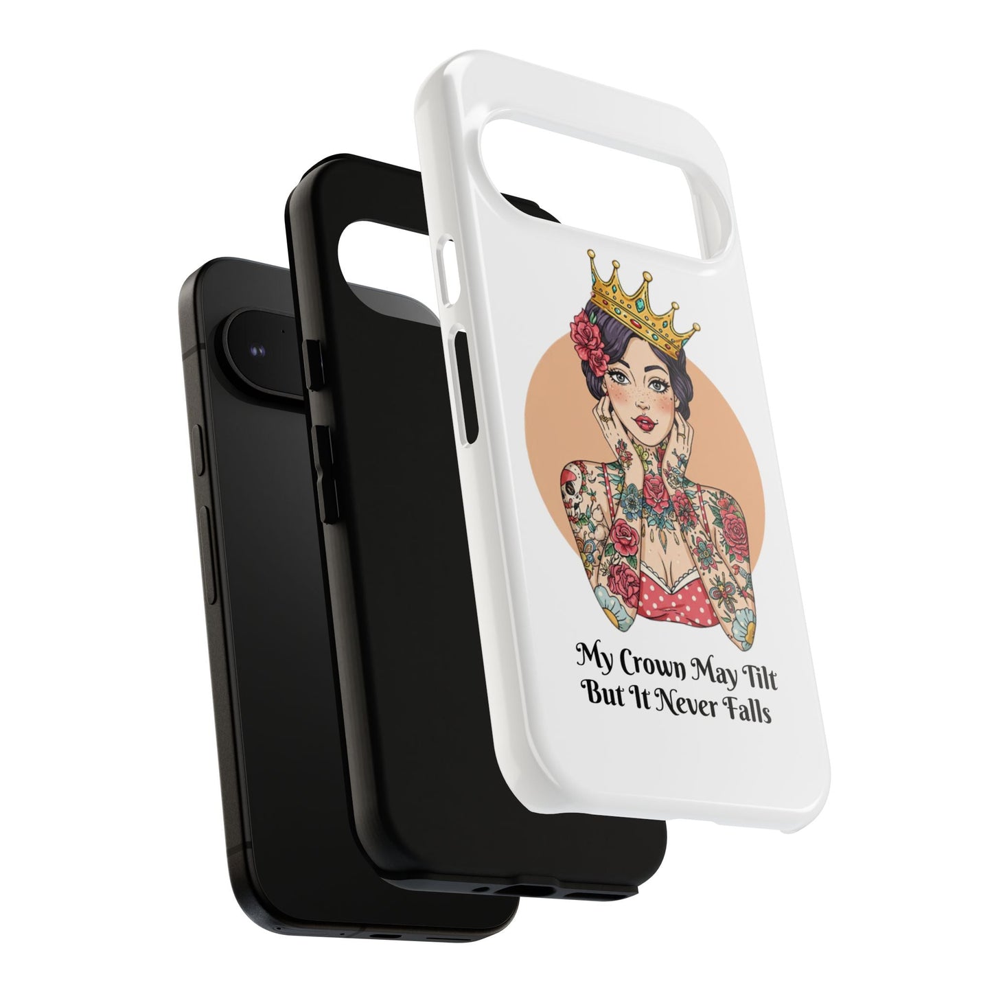 My Crown Never Falls Tattooed Girl Tough Phone Case