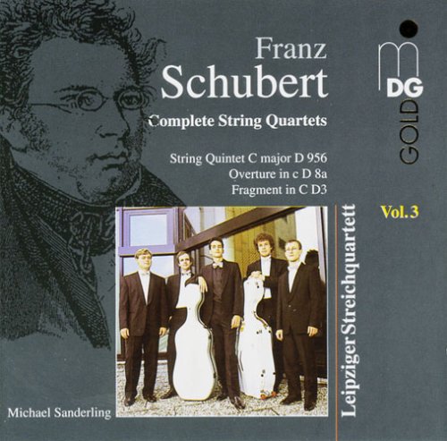 F. SCHUBERT - String Quartets 3 Music CD