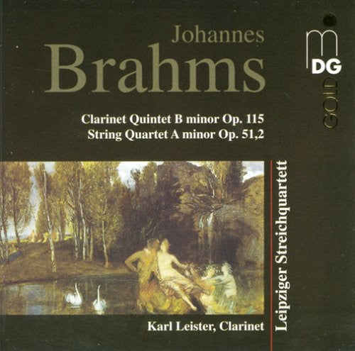 J. BRAHMS - Clarinet Quintet Op 115 / String Quartet Op 51 2 [CD]