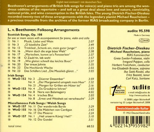 L.V. Beethoven - Edition Fischer-Dieskau 3 [CD]