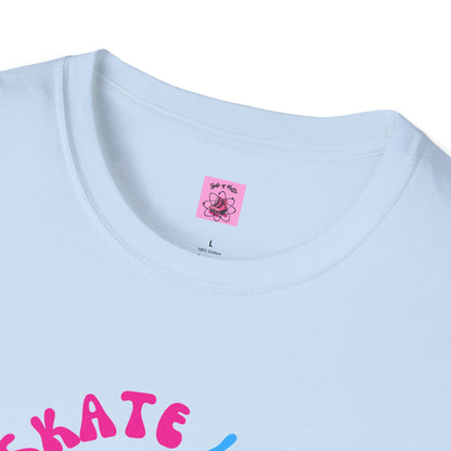 Colorful Skate Like Nobody's Watching Unisex Tee