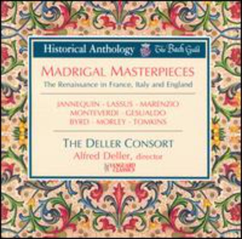 The Deller Consort - Madrigal Masterpieces Music CD