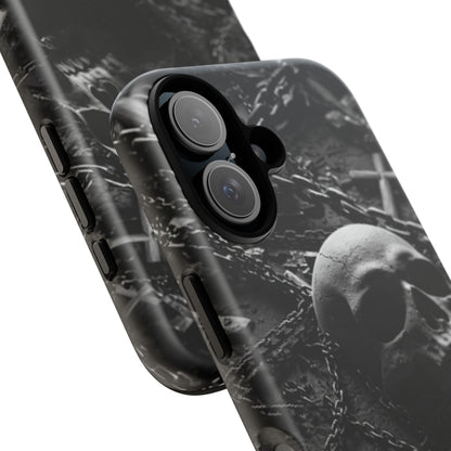 Gothic Skull Tough Phone Case