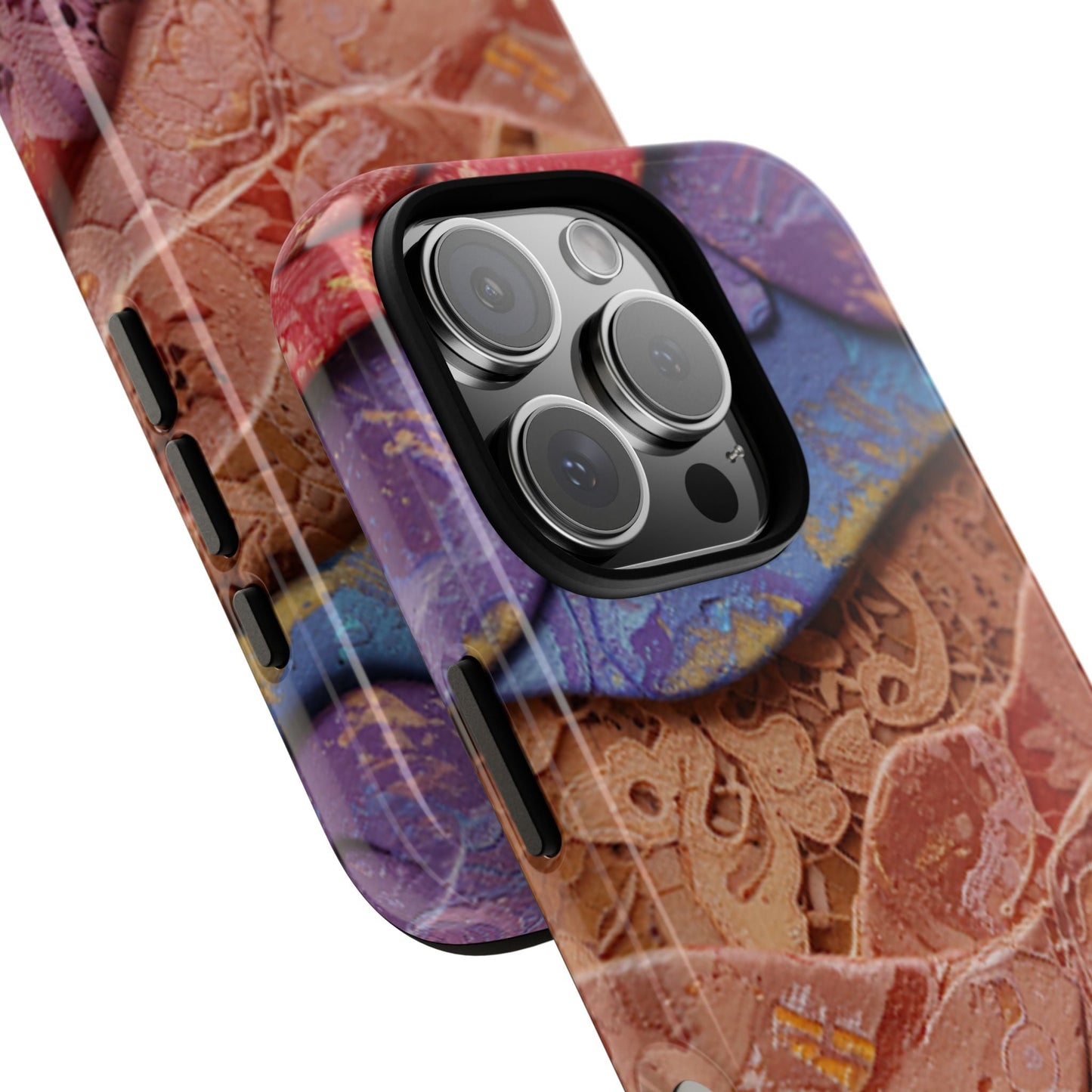 Abstract Painted Lace Tough Phone Case