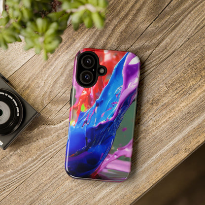 Vibrant Color Splash Tough Phone Case