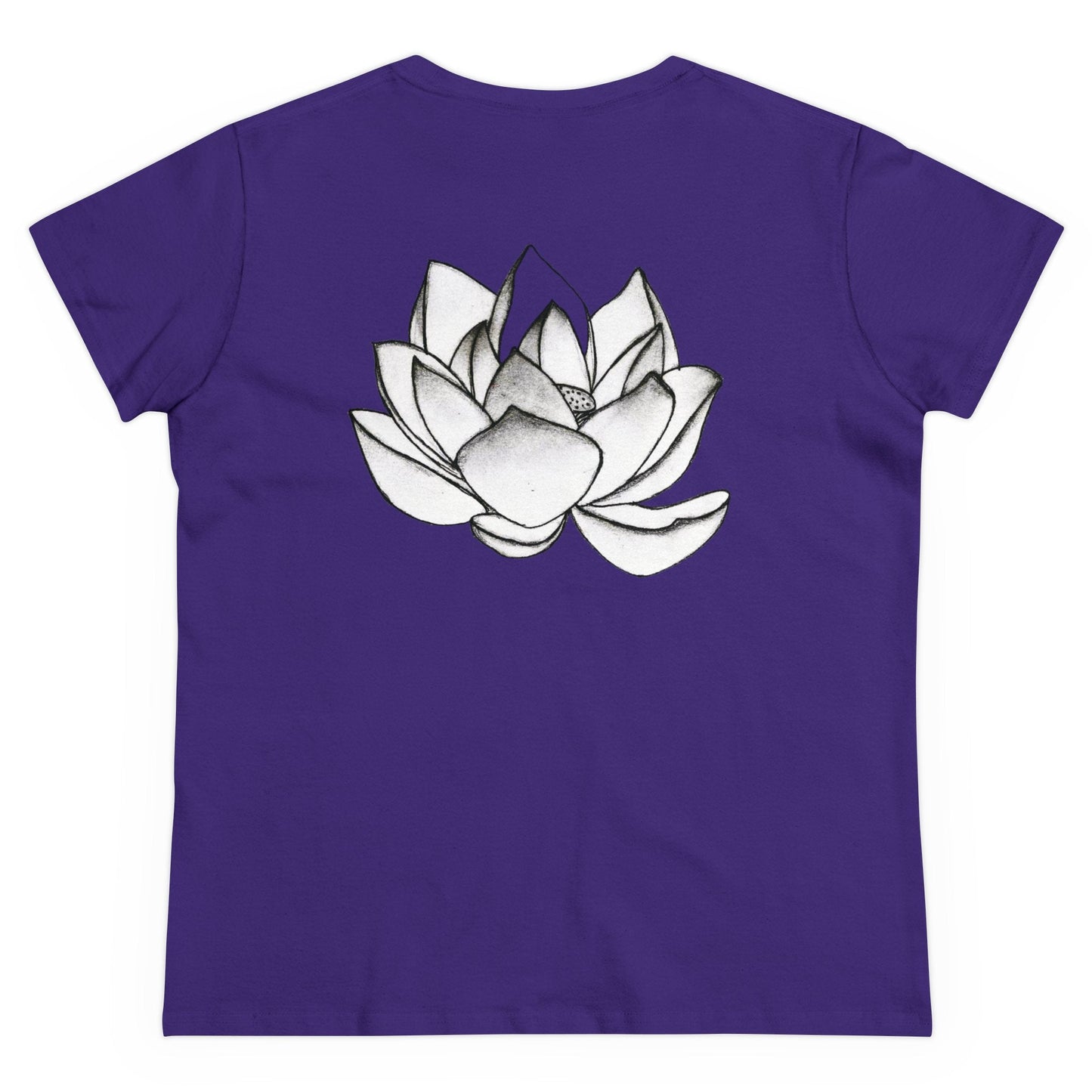 Buddha Gouache Print Women's Cotton Tee