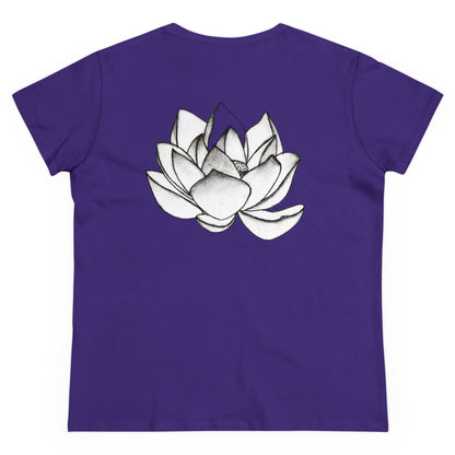Buddha Gouache Print Women's Cotton Tee