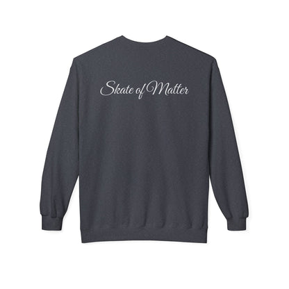 I Love Skater Guys Unisex Fleece Crewneck Sweatshirt