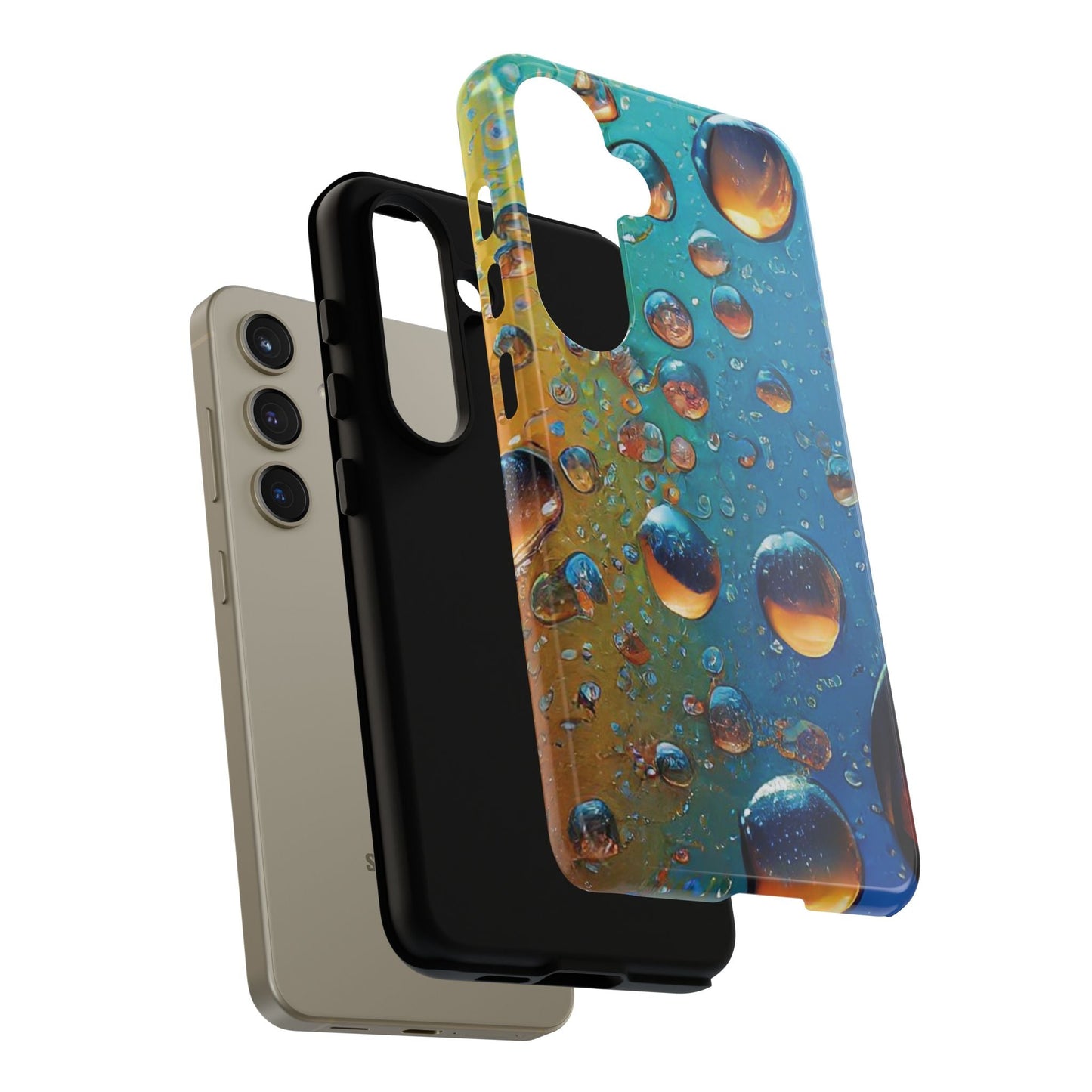 Colorful Water Droplets Tough Phone Case