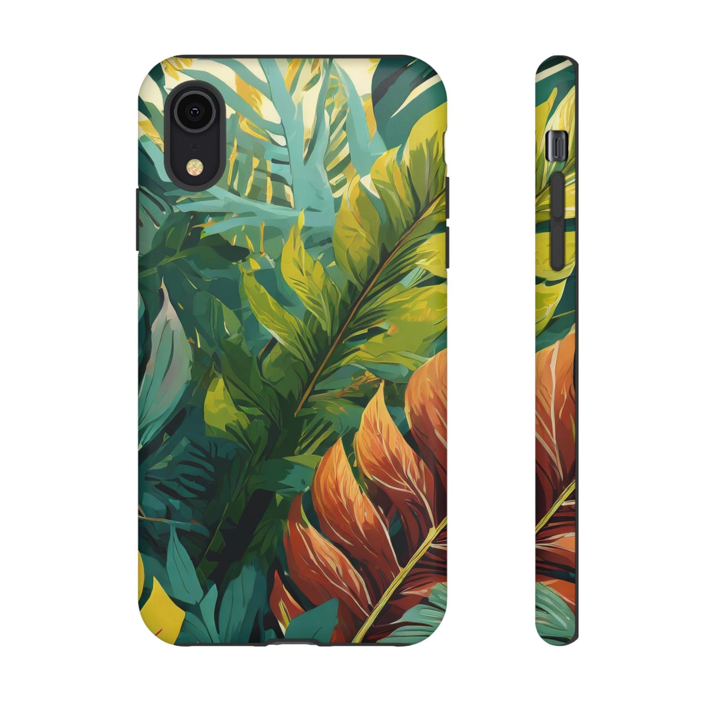 Tropical Leaf Tough Phone Case