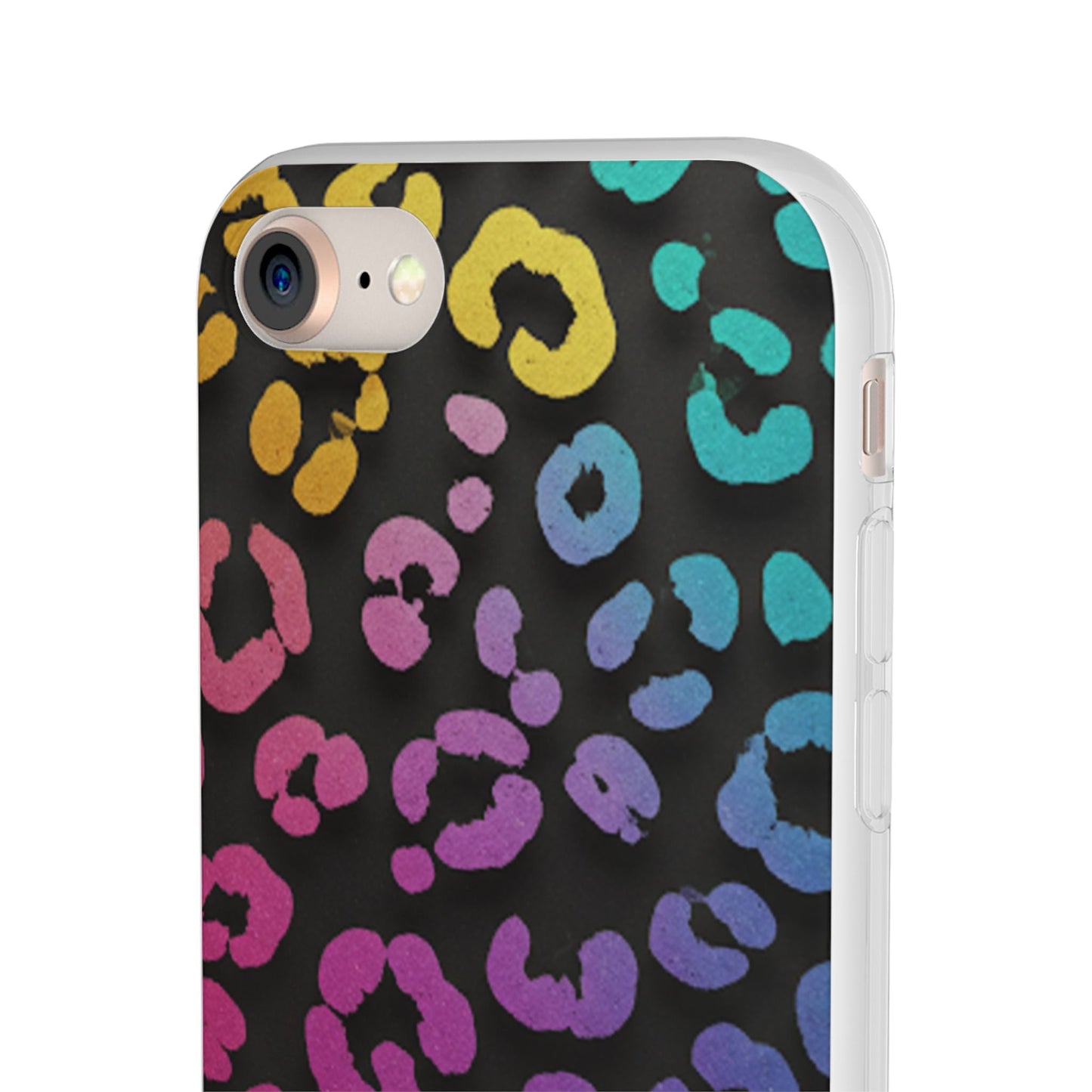 Vibrant Leopard Print Flexi Phone Case
