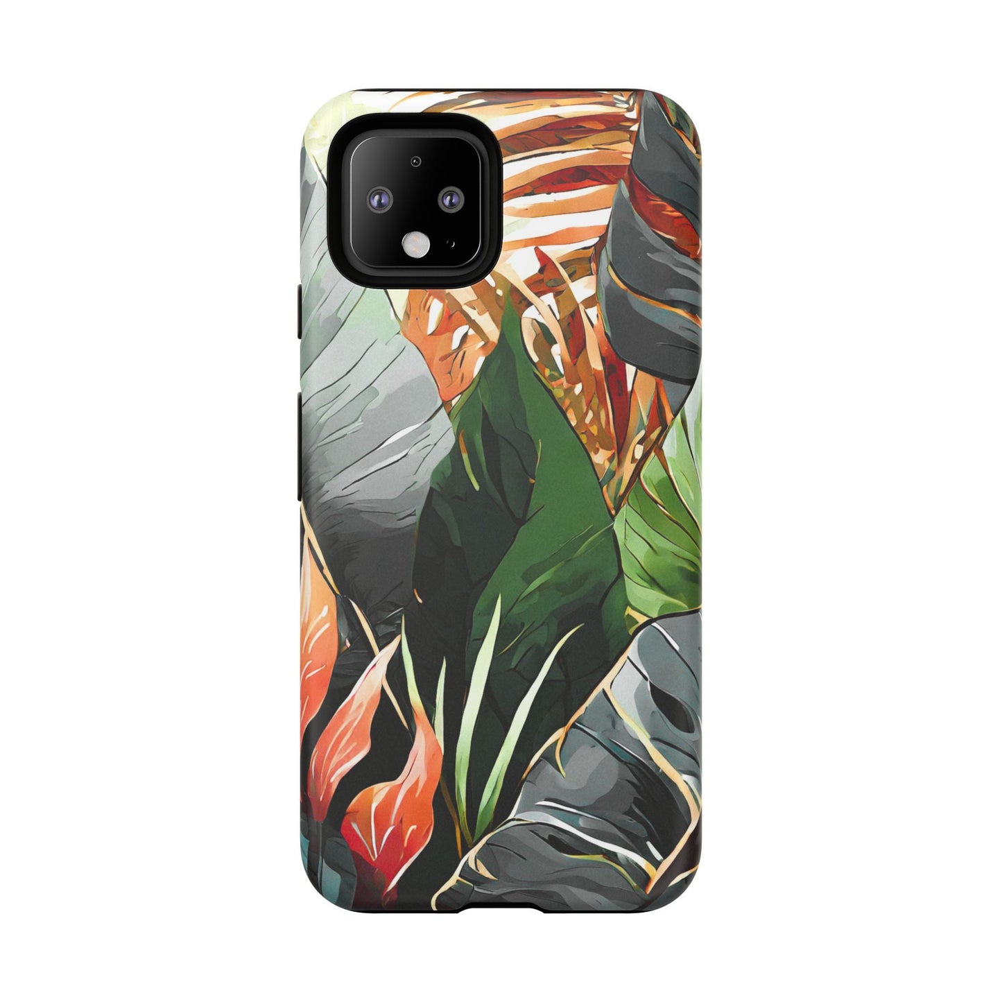 Tropical Leaf Tough Phone Case