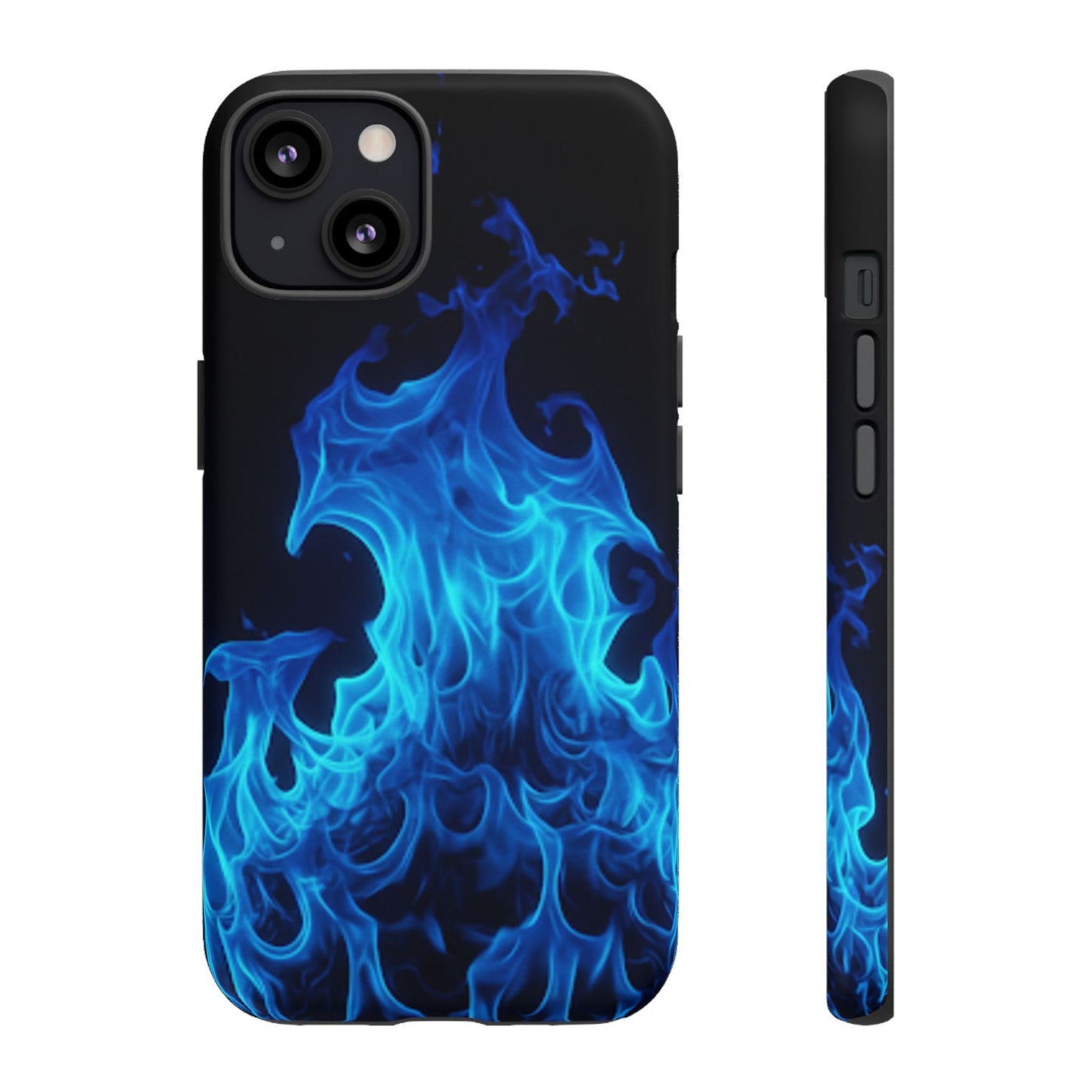 Blue Flames Tough  Phone Case