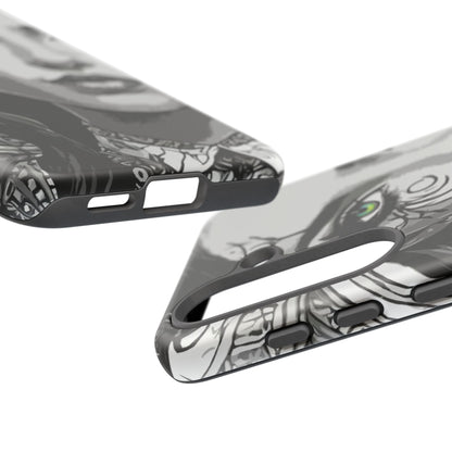 Green Eyed Devilish Beauty Tough Phone Case