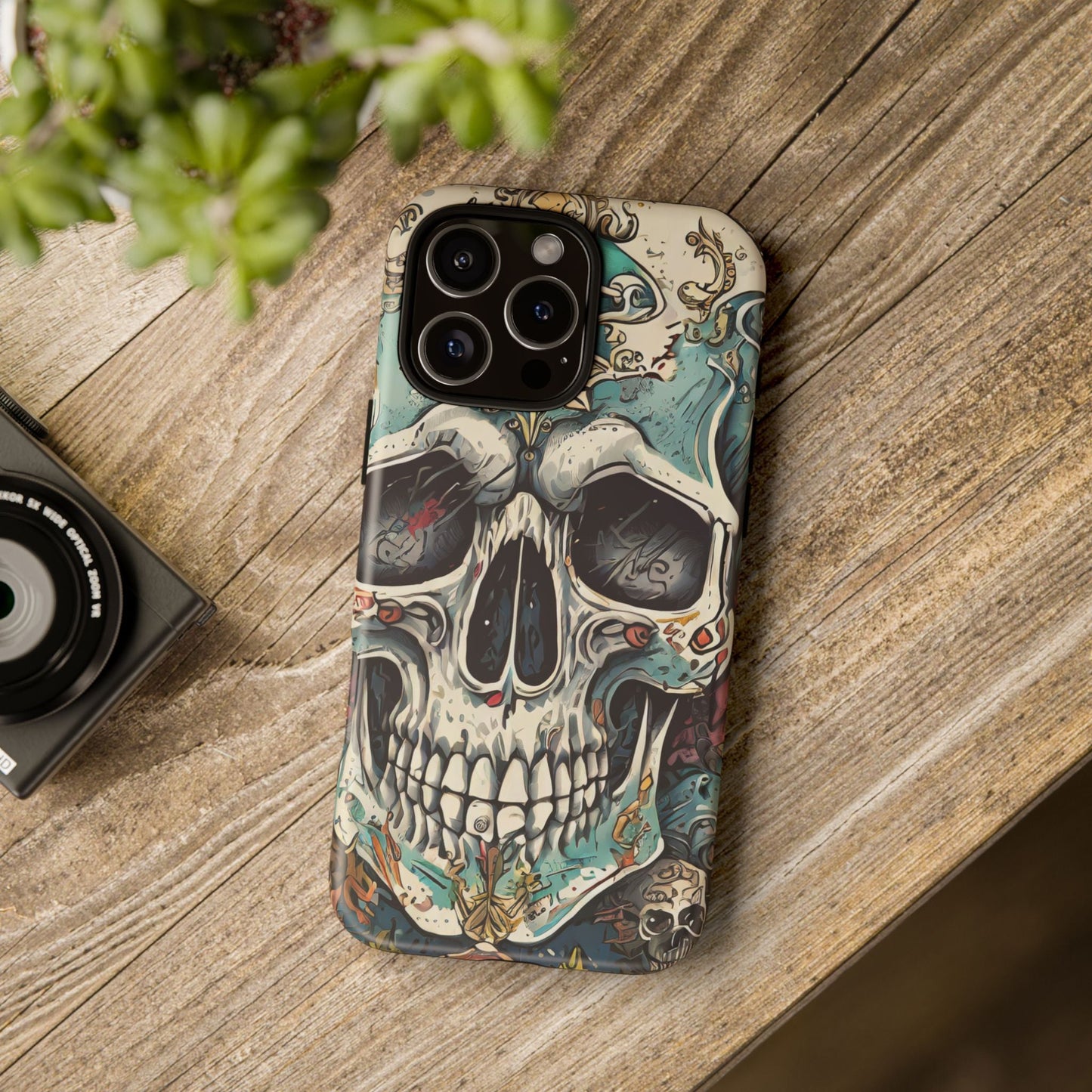 Abstract Skull Tough Phone Case