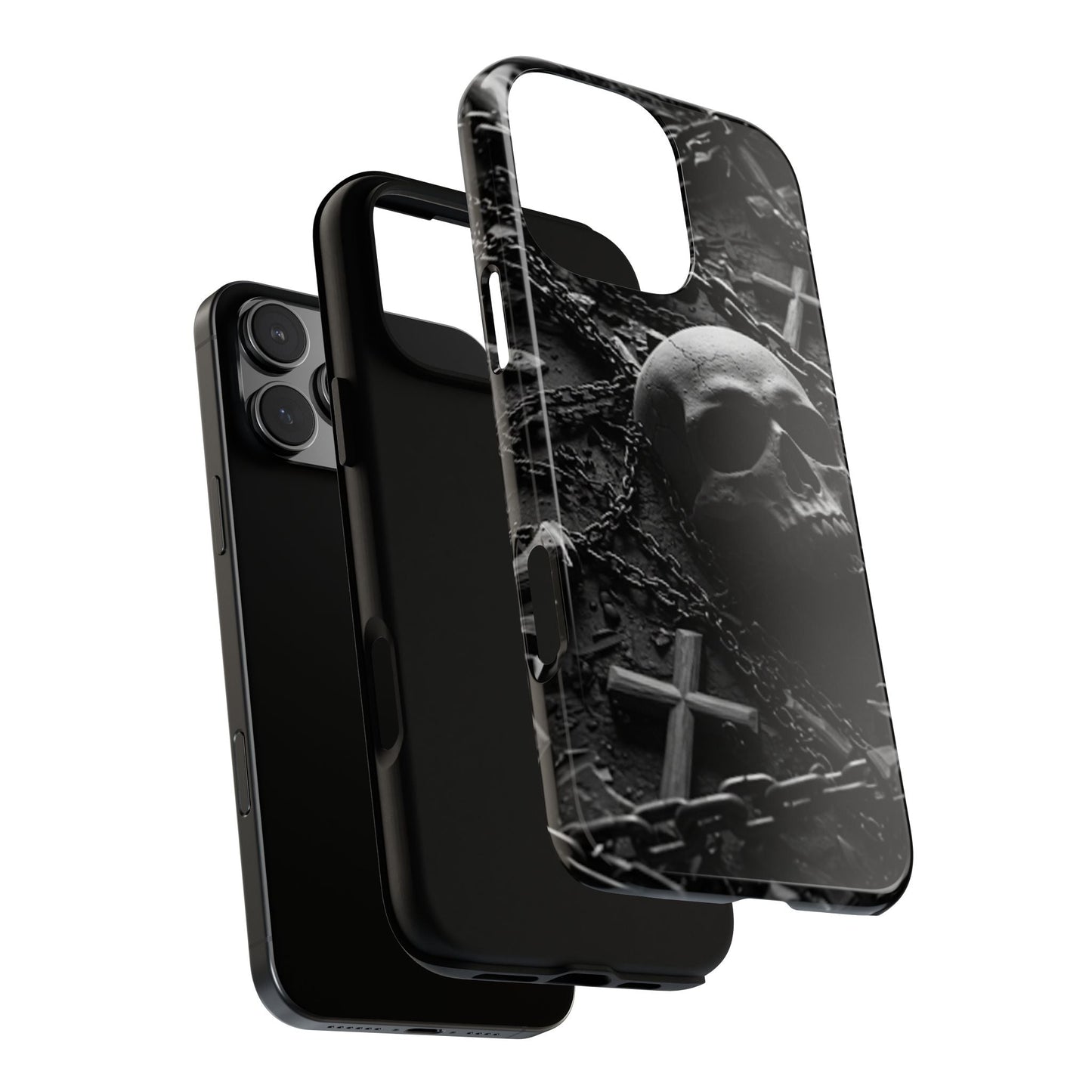 Gothic Skull Tough Phone Case