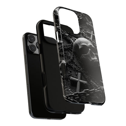 Gothic Skull Tough Phone Case