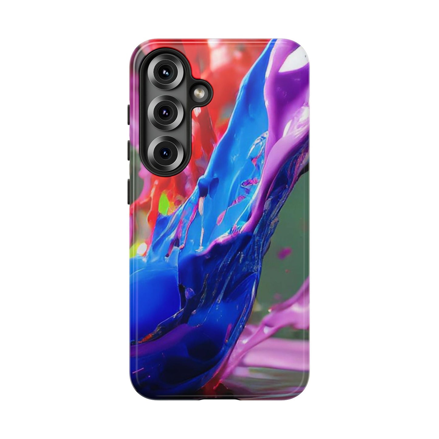 Vibrant Color Splash Tough Phone Case
