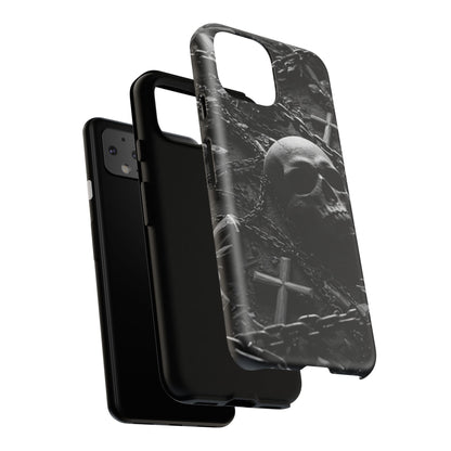 Gothic Skull Tough Phone Case