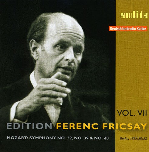 Mozart / Rias Symphony Orchestra / Fricsay - Edition Ferenc Fricsay 7: Sym No. 29 39 & 40 - Music CD