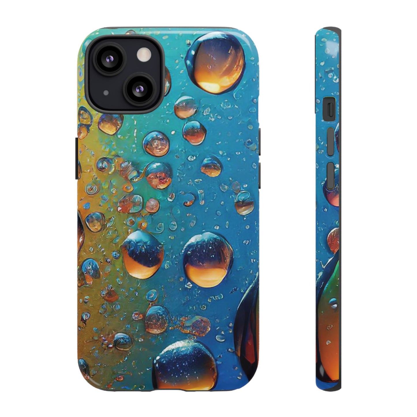 Colorful Water Droplets Tough Phone Case