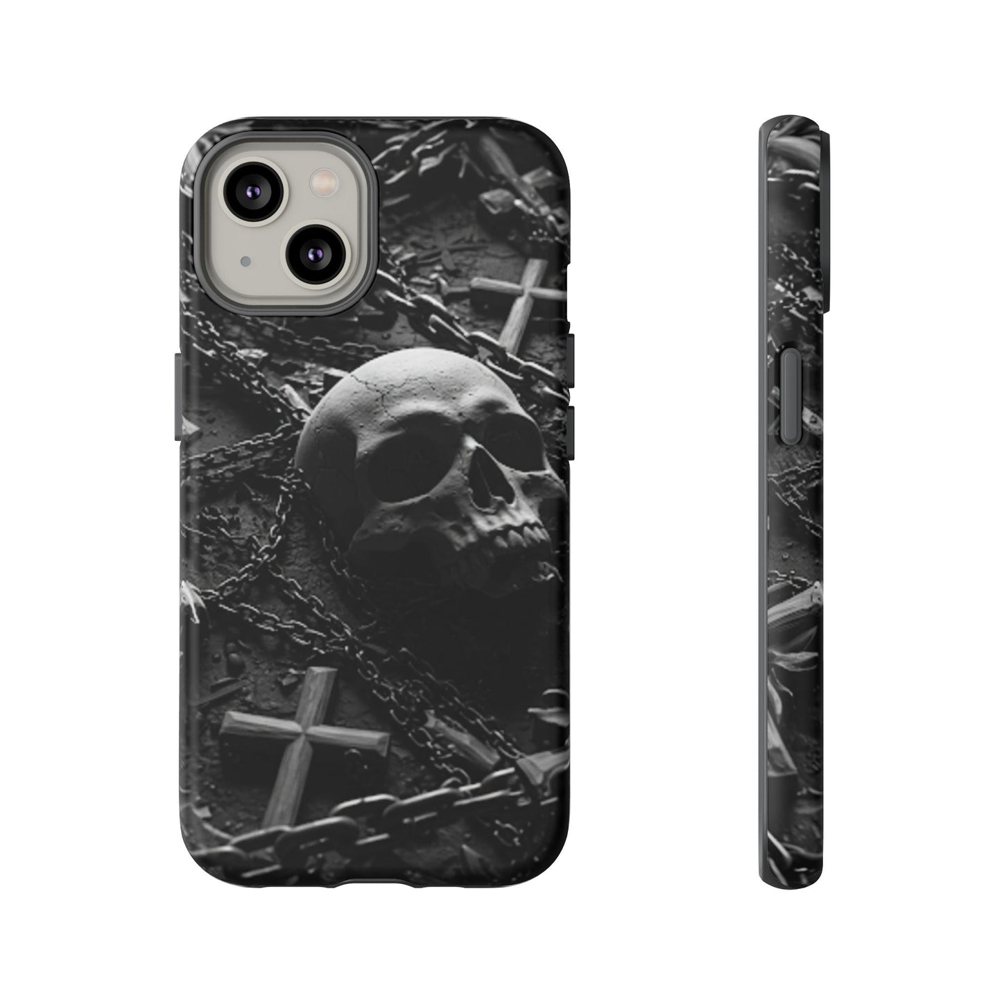 Gothic Skull Tough Phone Case