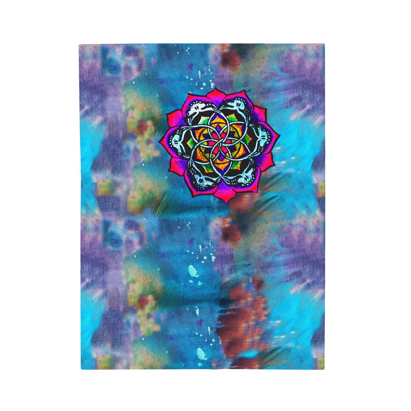 DEADPUNK Mandala Plush Blanket