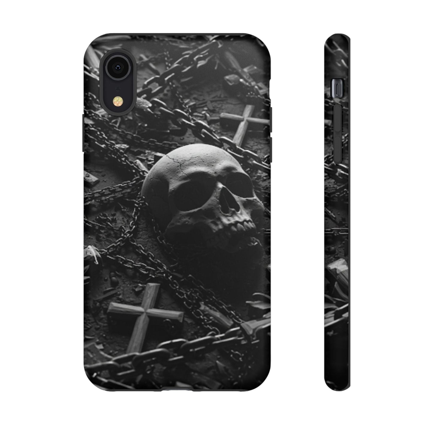 Gothic Skull Tough Phone Case