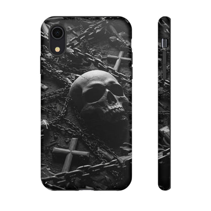 Gothic Skull Tough Phone Case