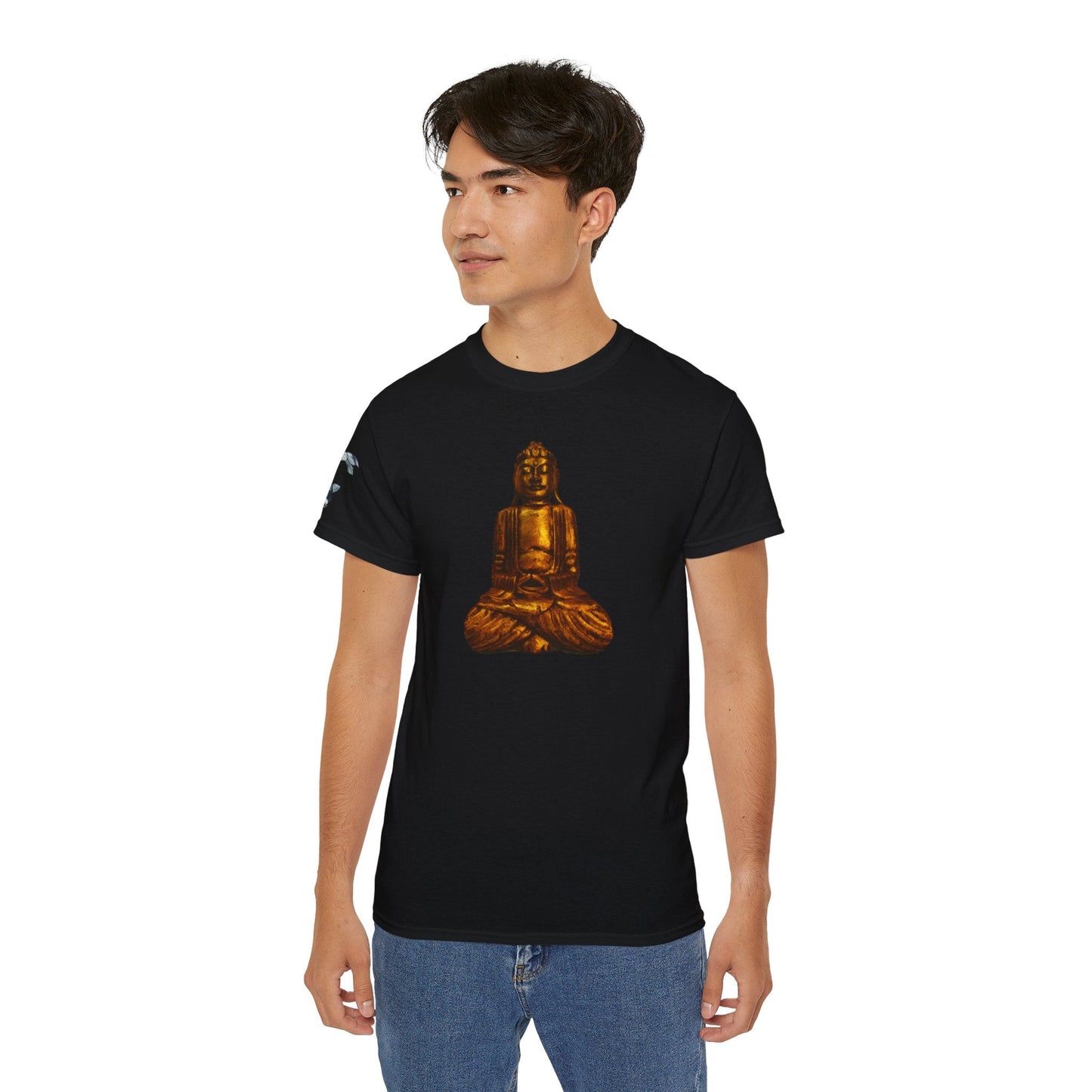 Fine Art Buddha Carving Print Unisex Ultra Cotton Tee