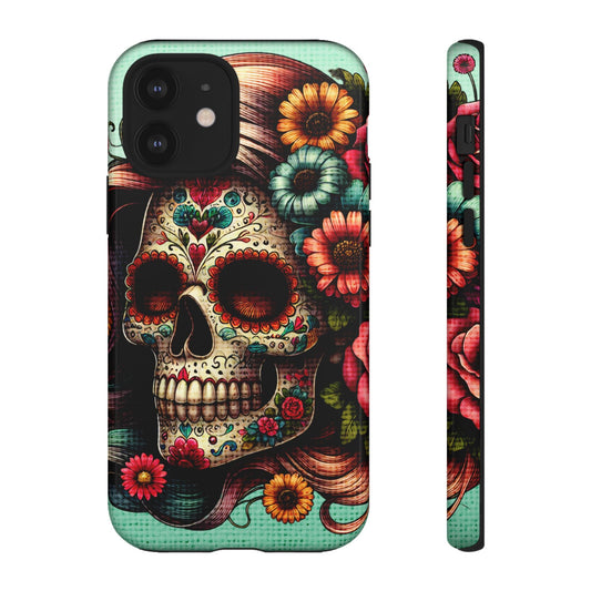 Sugar Skull Tough Phone Case