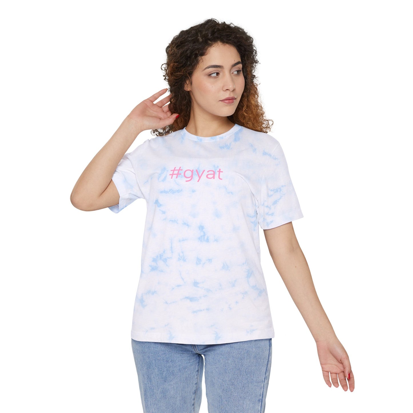 #gyat High End Tie-Dyed T-Shirt