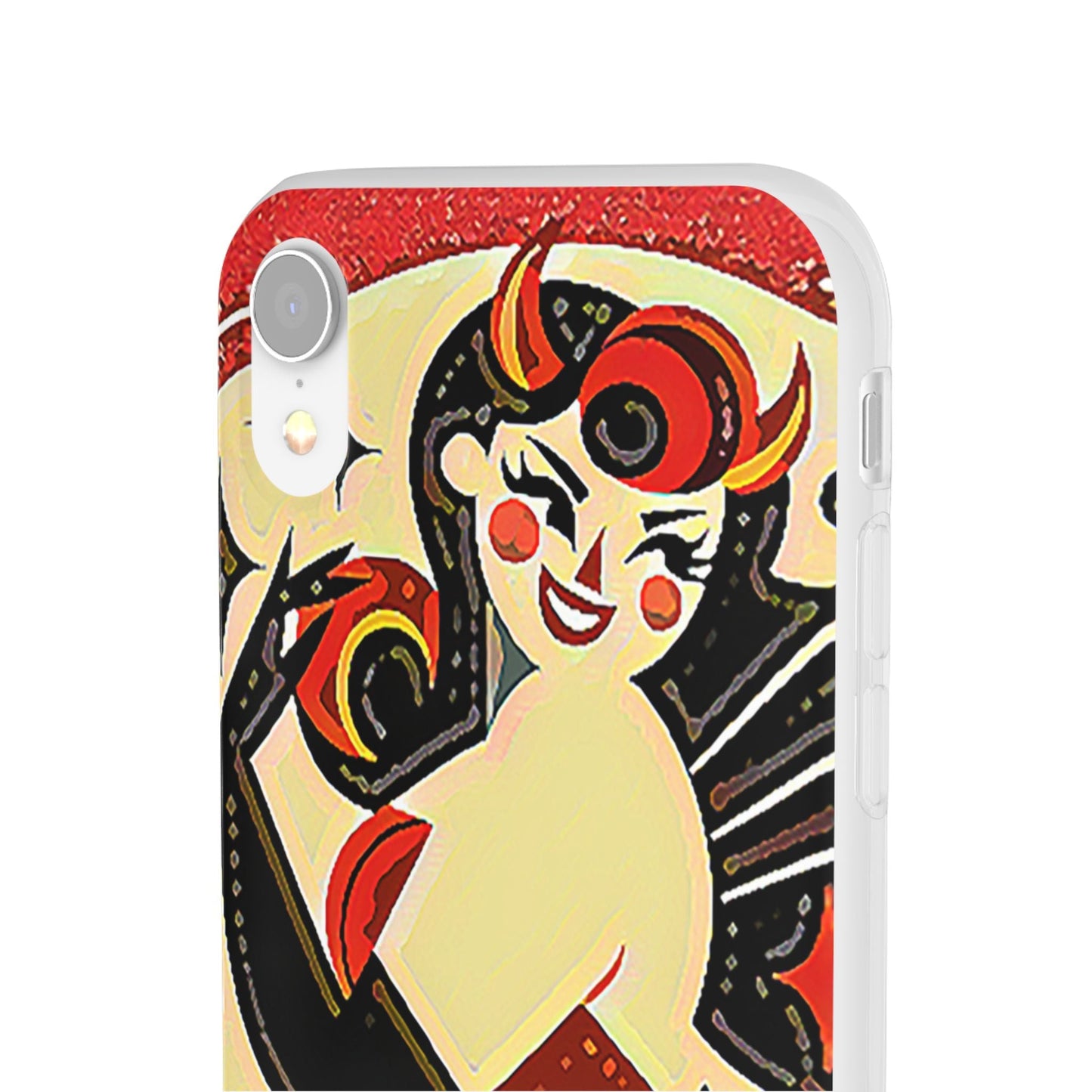 Red & Black Female Devil Flexi Phone Case